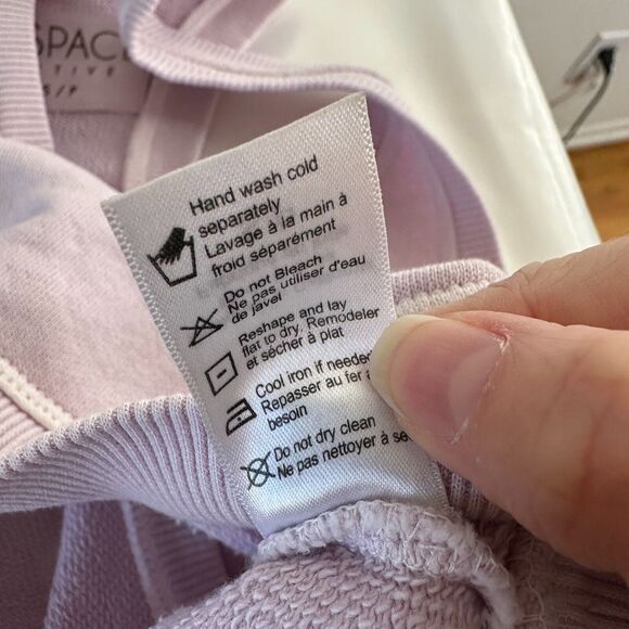 NWT L*Space Out Of Bounds Peony Lilac Crop Scoop Neck Racerback Sports Bra S - Picture 13 of 15